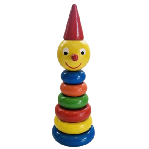 clown blocks toy